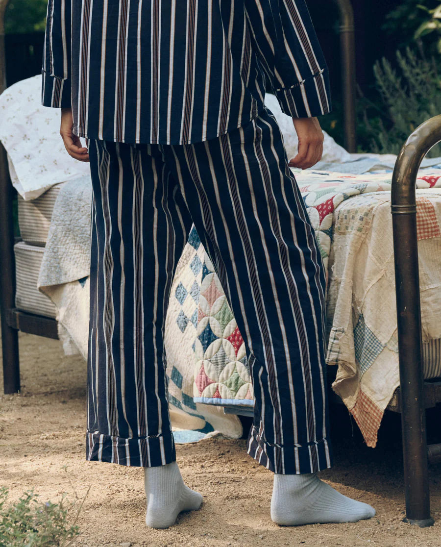 The Easy Sleep Pant. Coastline Stripe