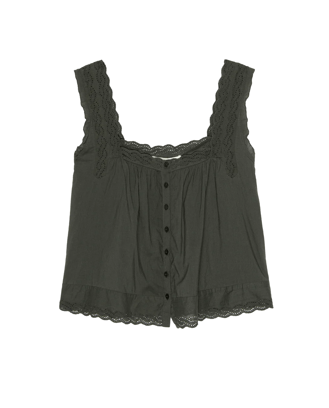 The Eyelet Tank. Black