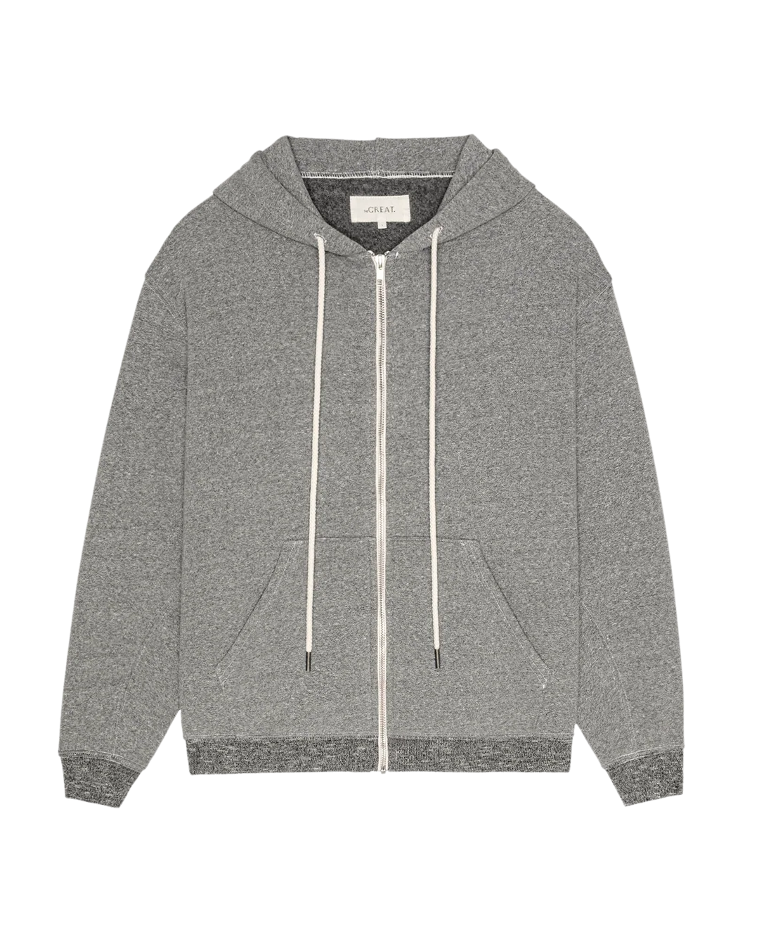 The Fleece Campus Hoodie. Dark Heather Grey