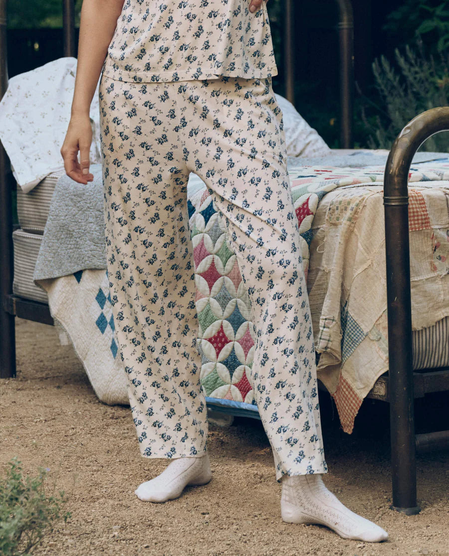 The Jersey Easy Sleep Pant. Indigo Rose