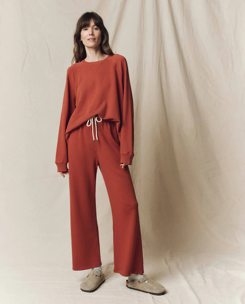 The Lap Sweatpant. Brick