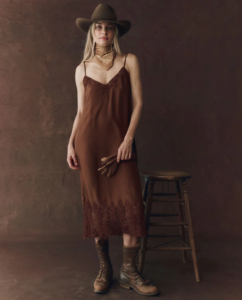The Legacy Dress. Chocolate
