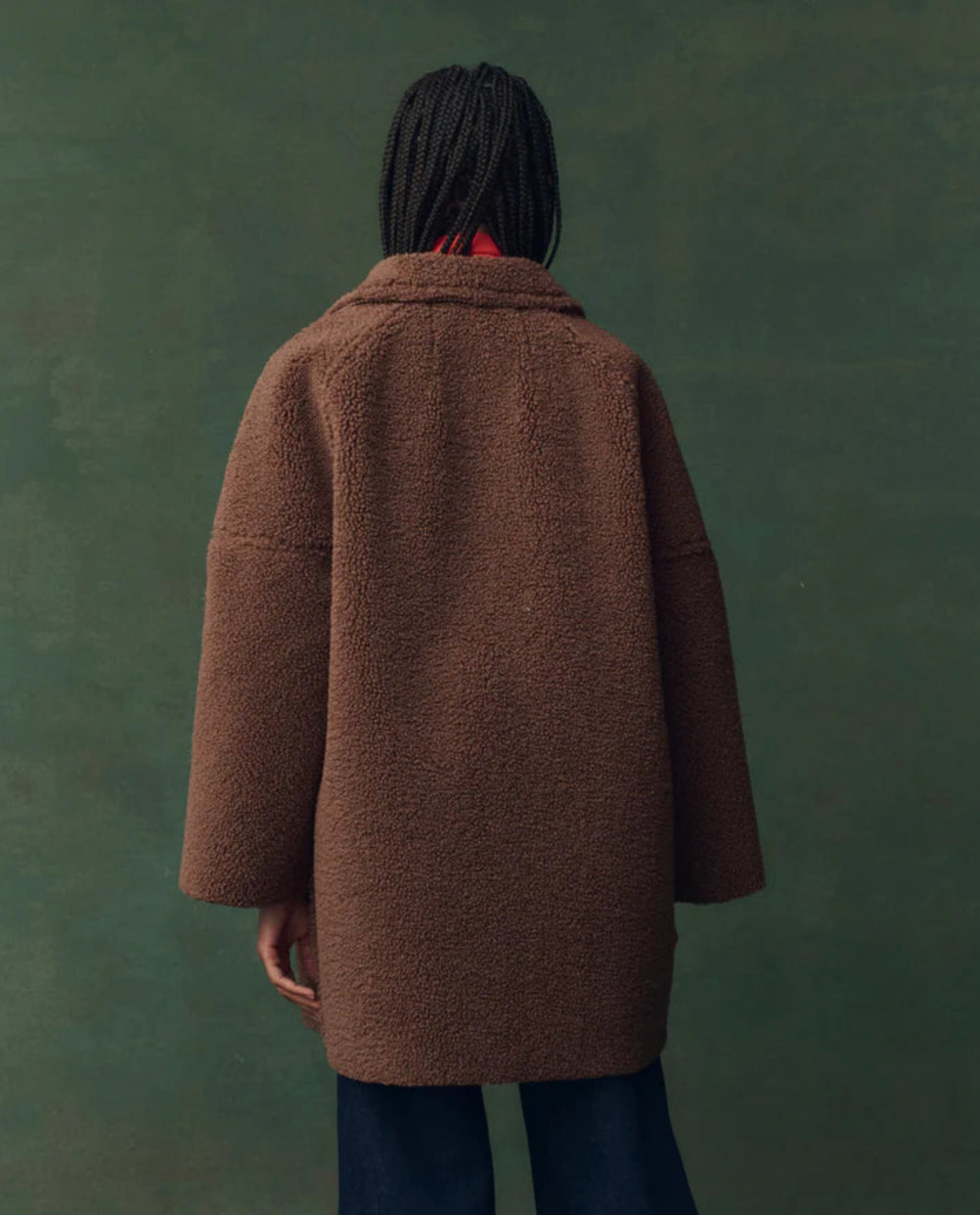 The Great The Plush Car Coat. Chocolate