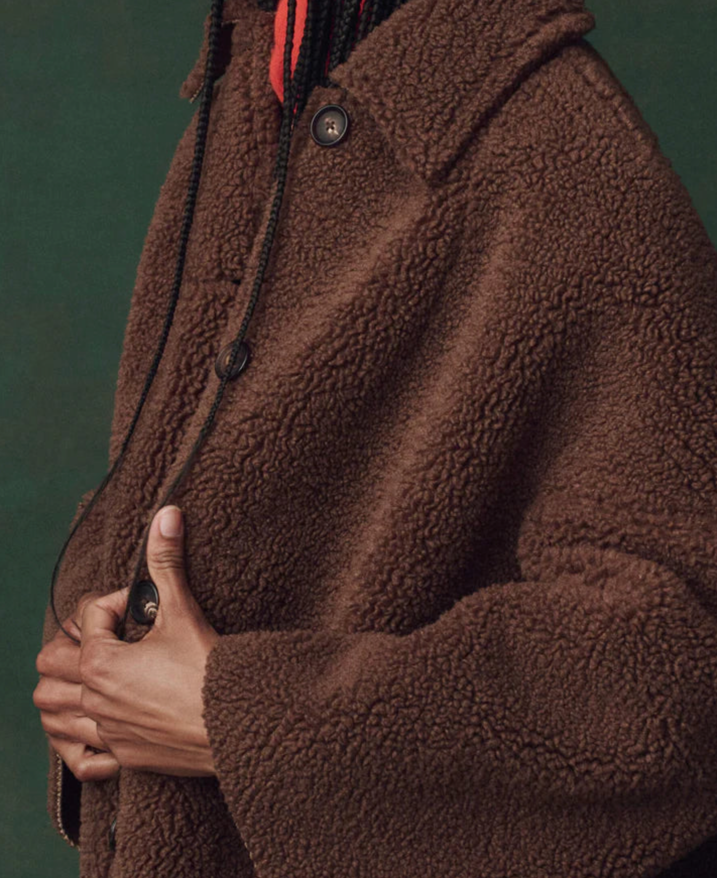 The Great The Plush Car Coat. Chocolate