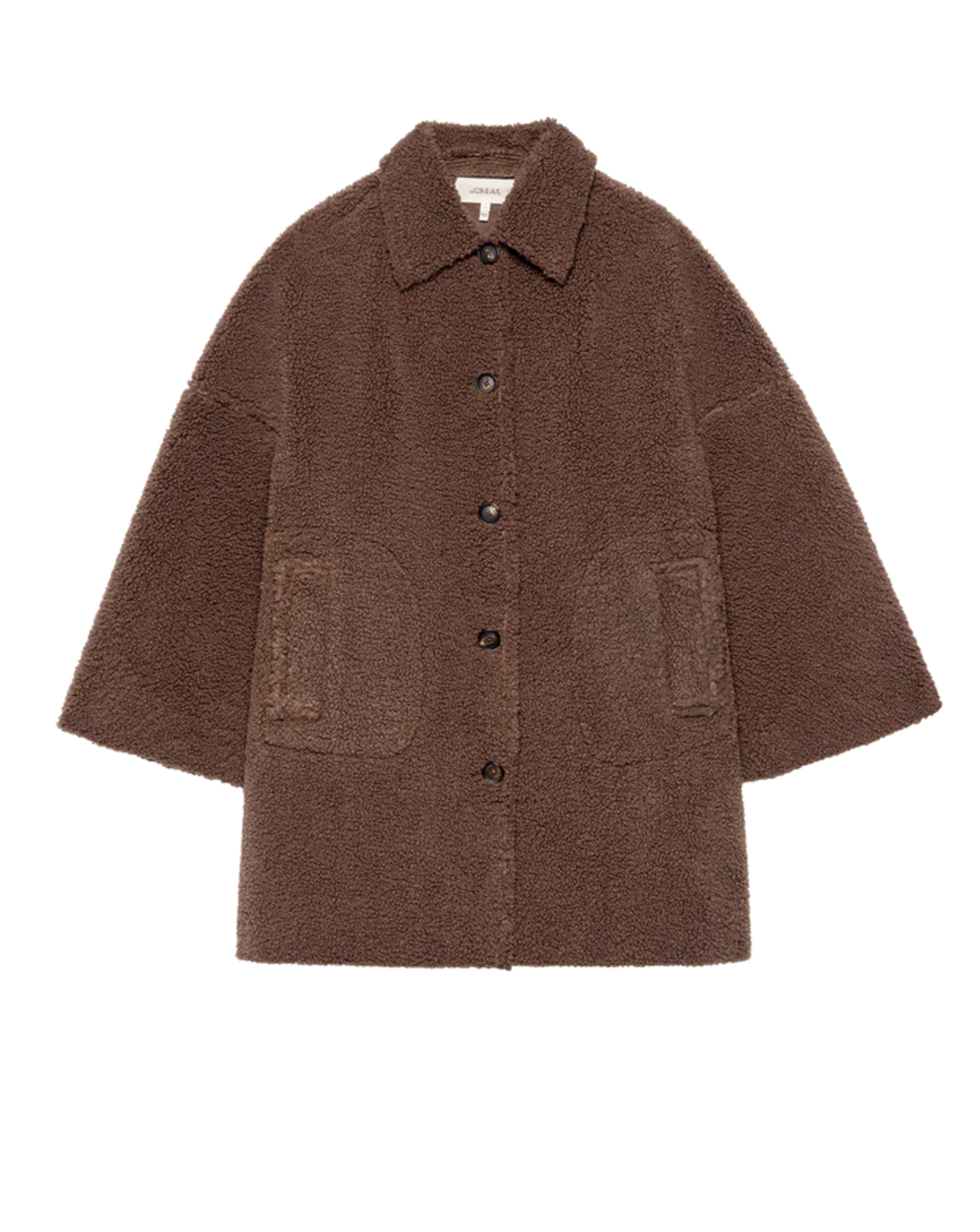 The Great The Plush Car Coat. Chocolate