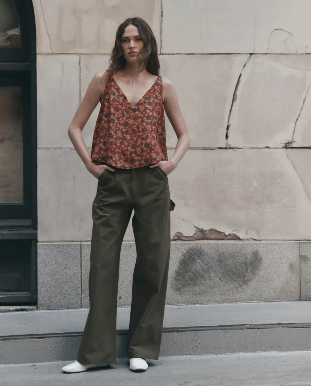 The Port Cami. Gilded Poppy