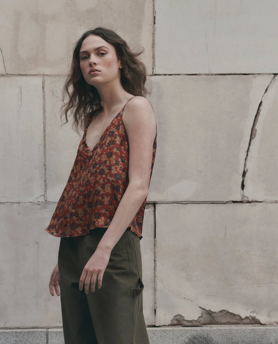 The Port Cami. Gilded Poppy