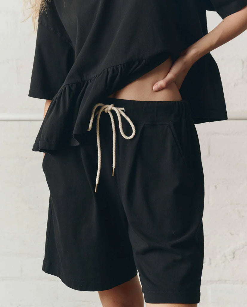 The Relaxed Sport Short. True Black