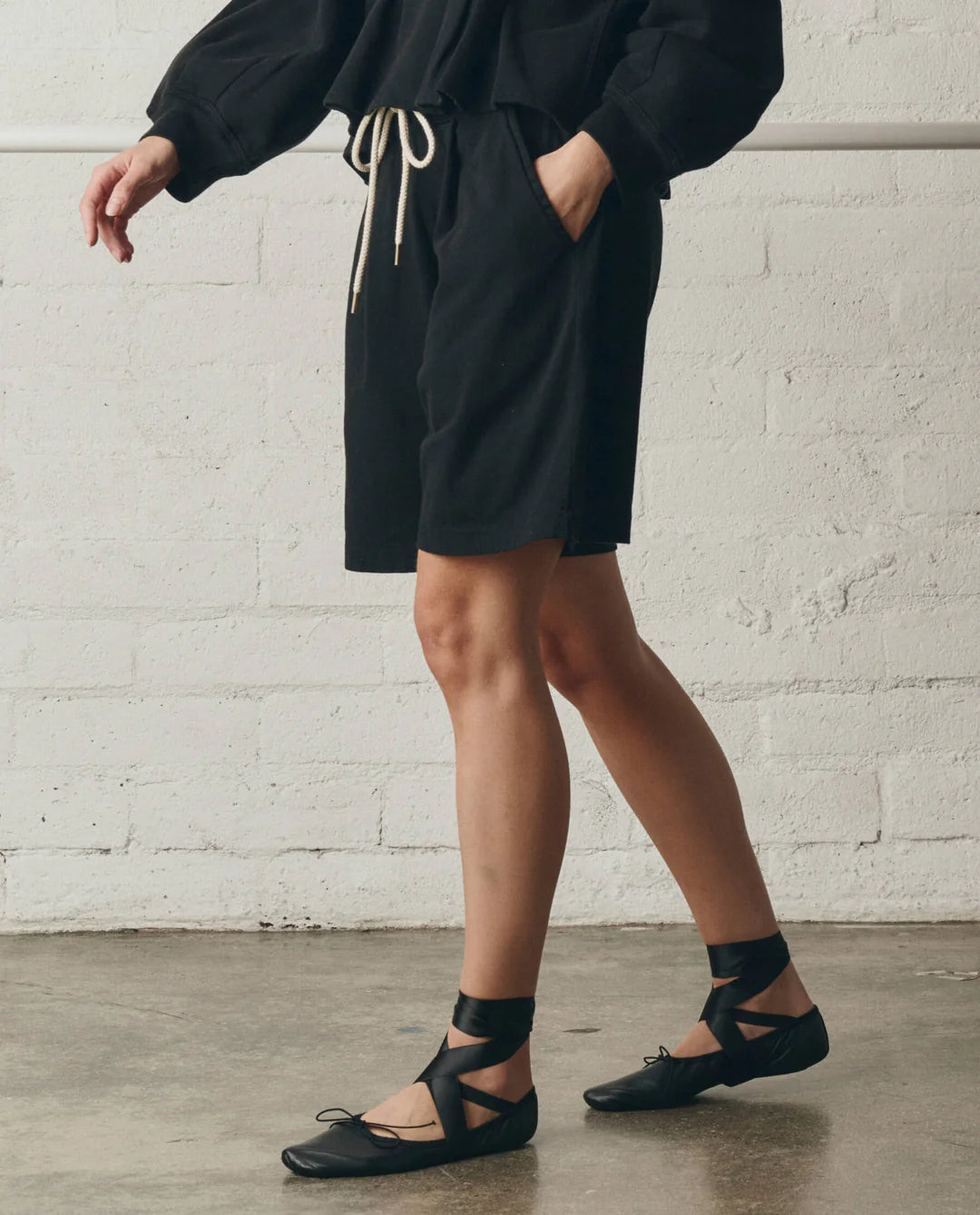 The Relaxed Sport Short. True Black