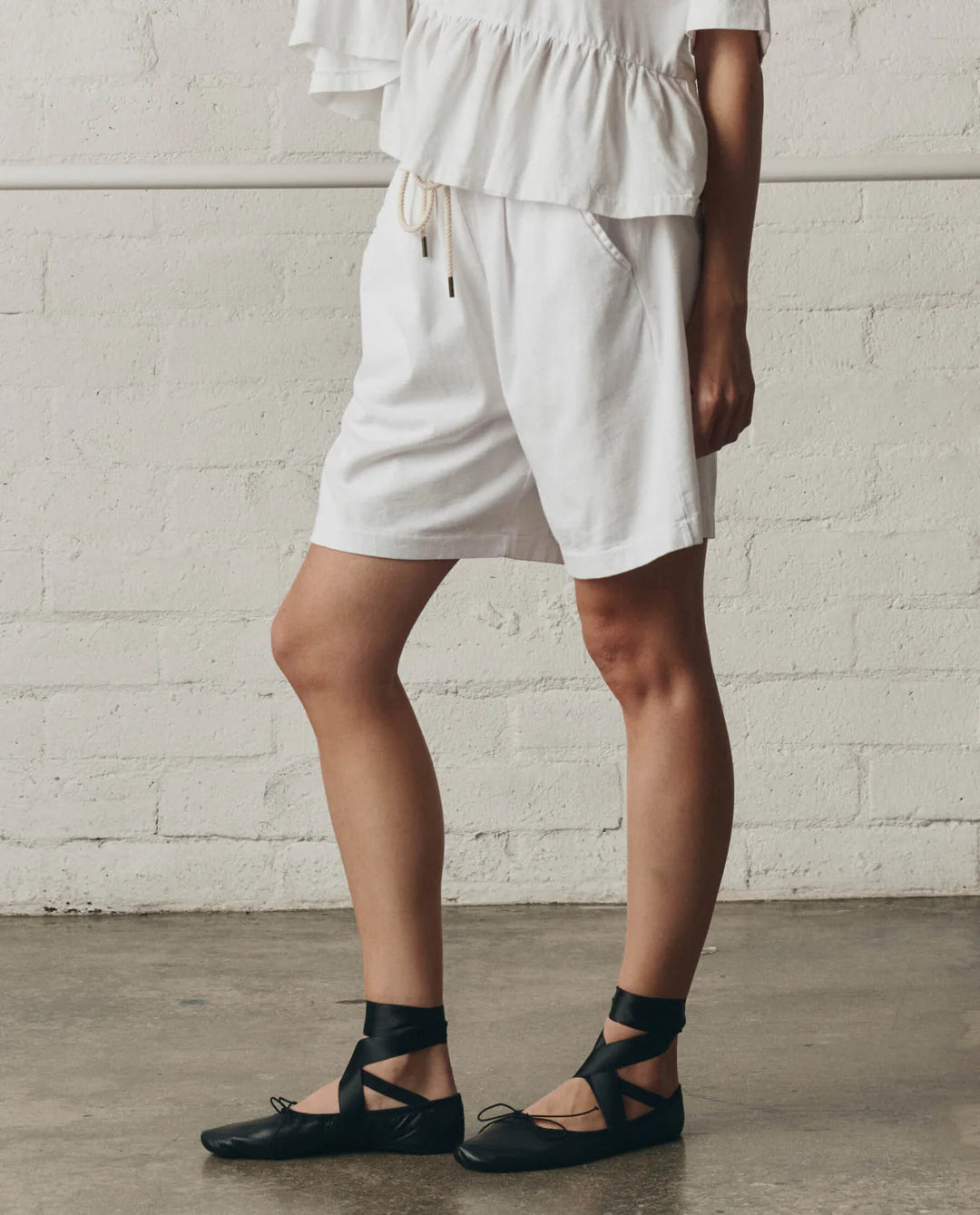 The Relaxed Sport Short. True White