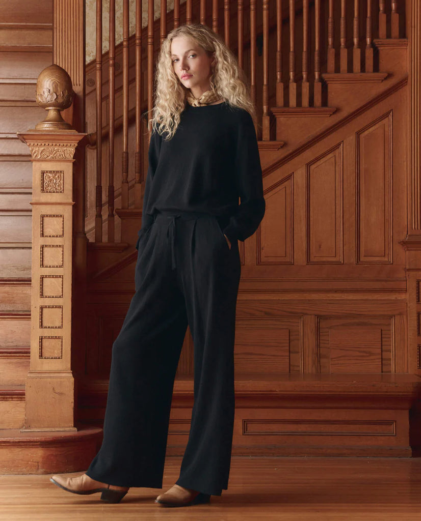 The Relaxed Trouser Pant. Black