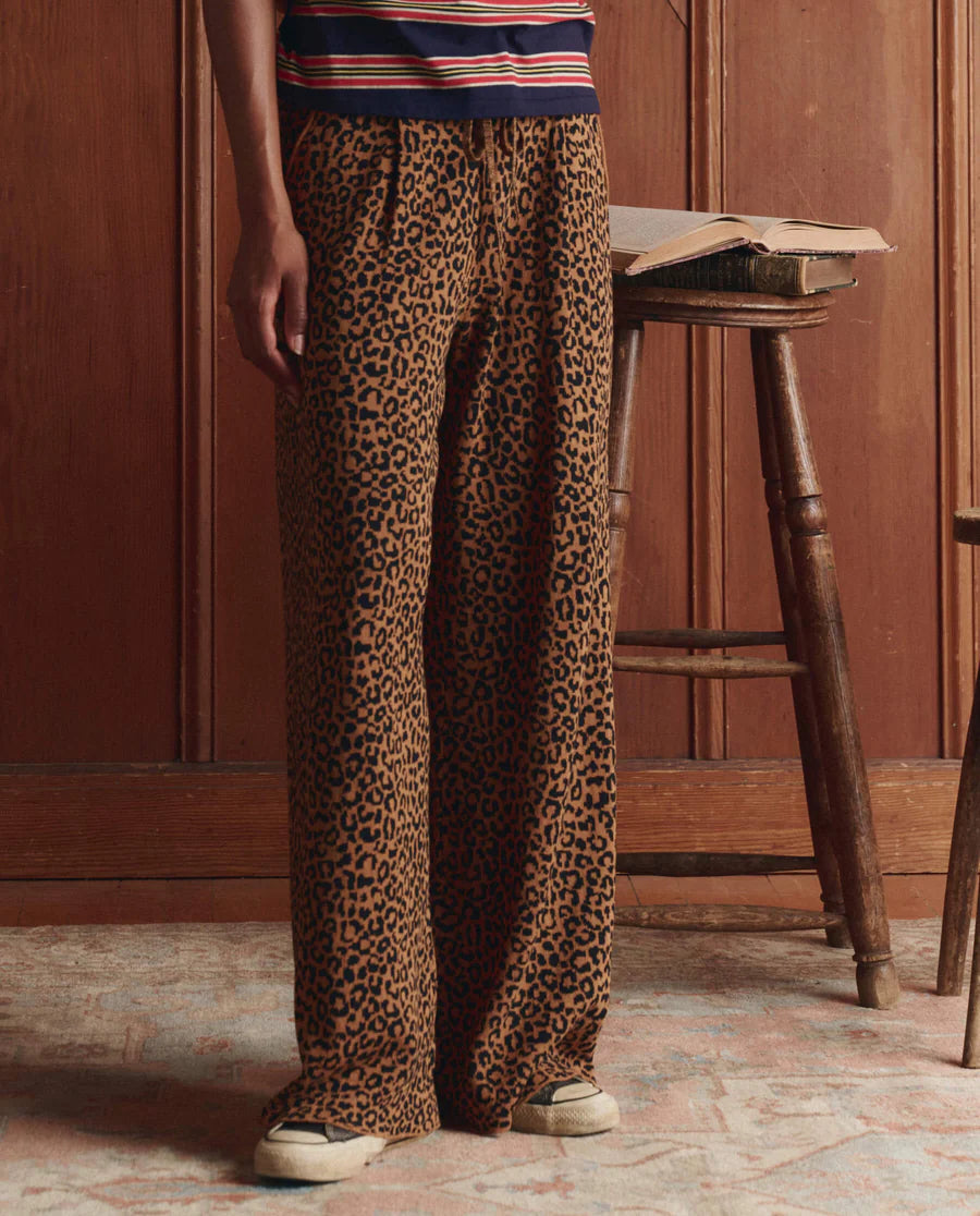 The Relaxed Trouser Pant. Leopard