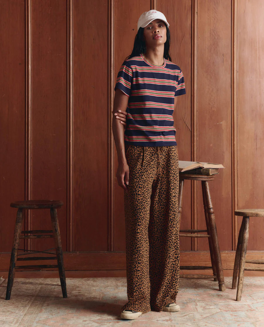 The Relaxed Trouser Pant. Leopard
