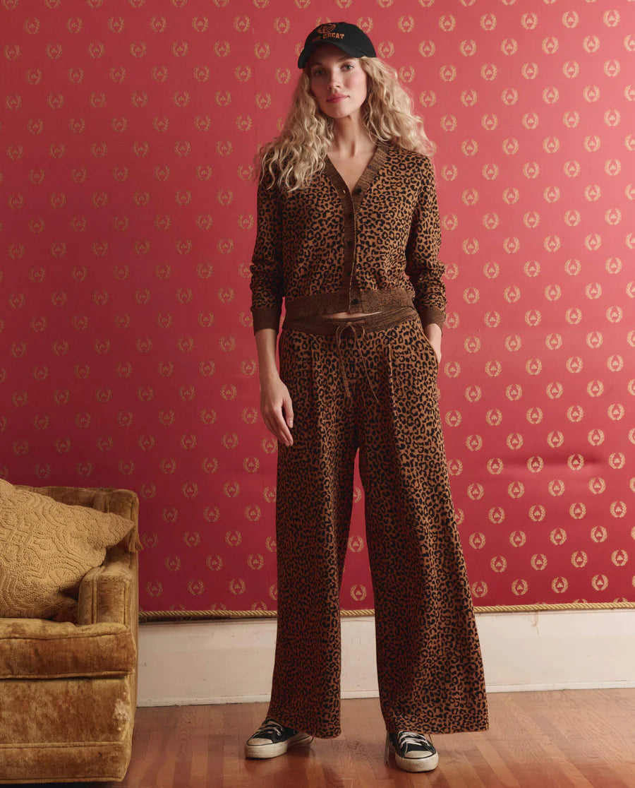 The Relaxed Trouser Pant. Leopard
