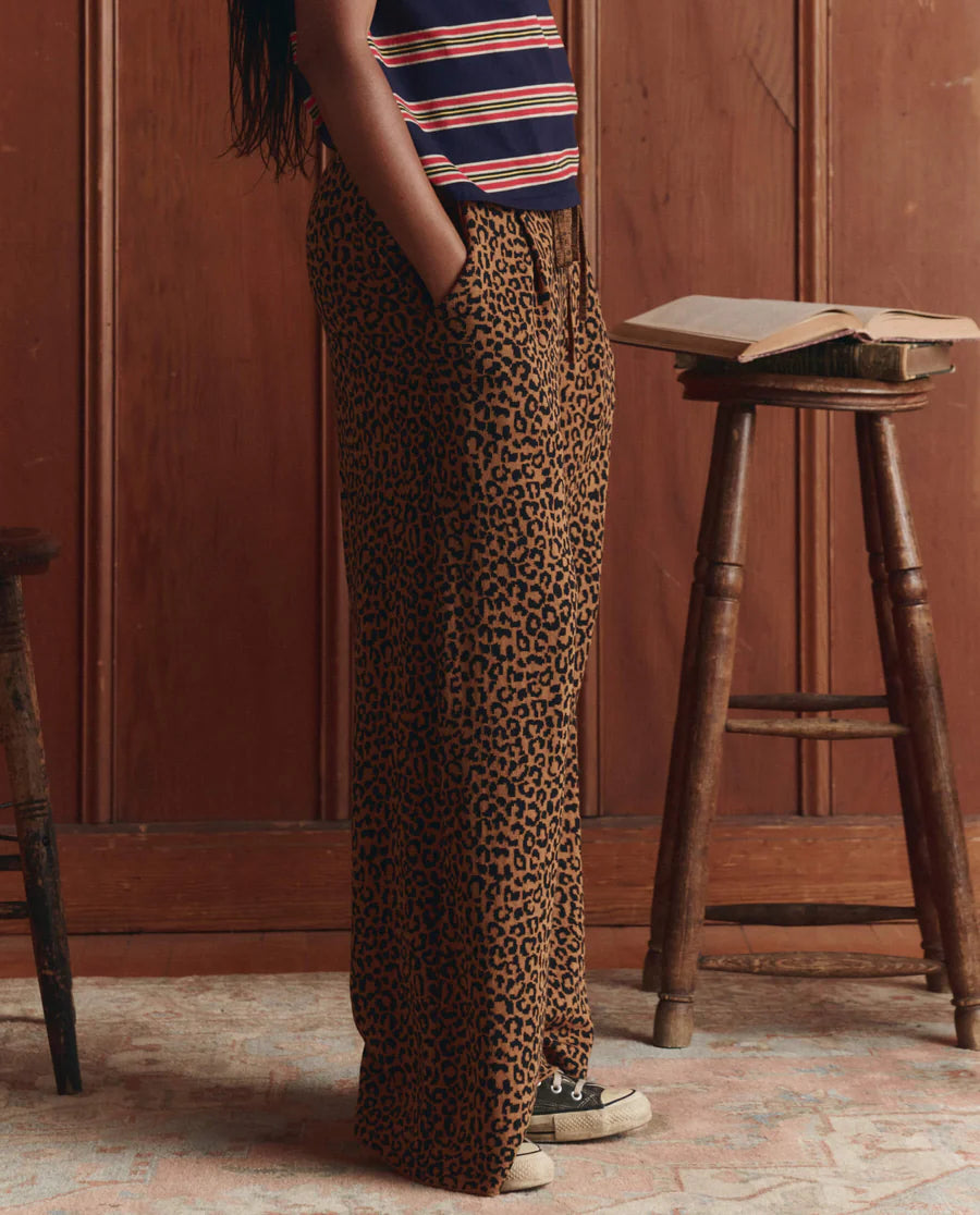 The Relaxed Trouser Pant. Leopard
