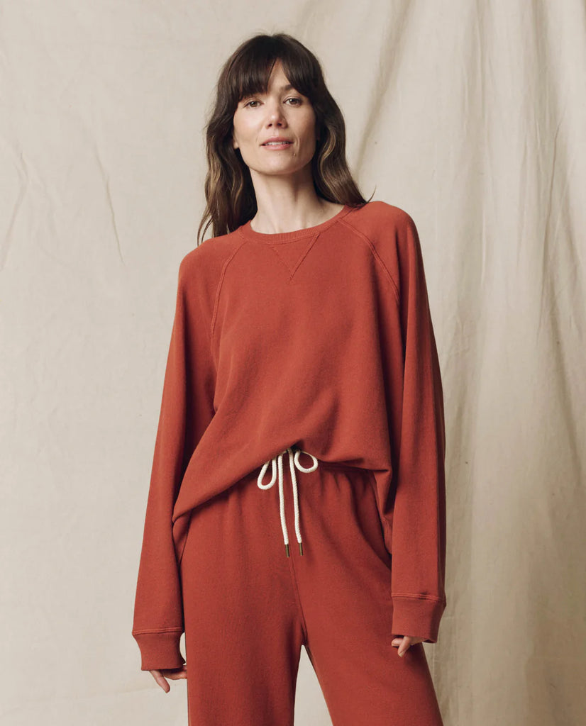 The Slouch Sweatshirt. Brick