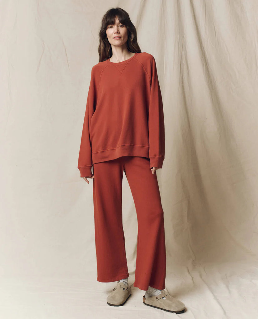 The Slouch Sweatshirt. Brick
