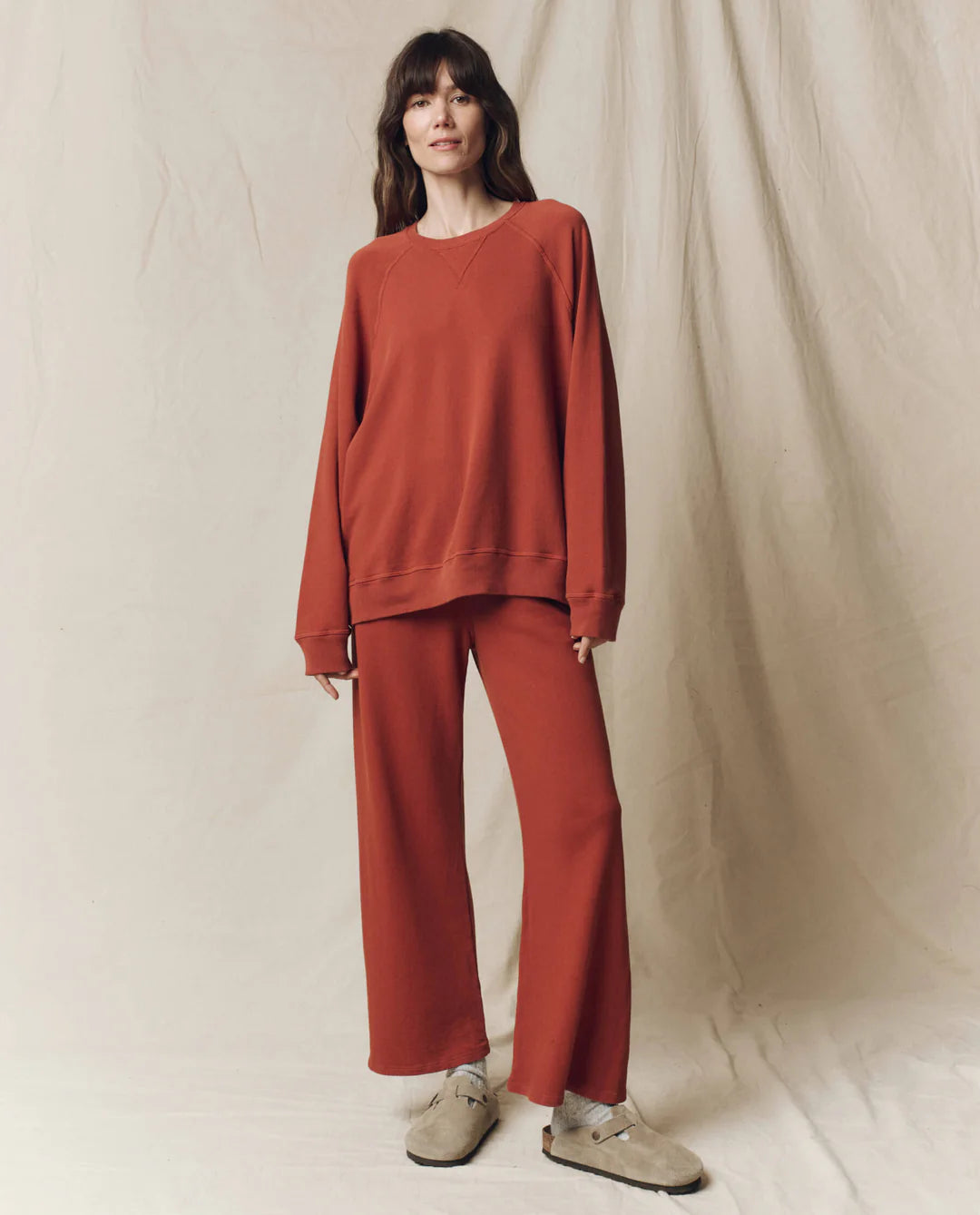 The Slouch Sweatshirt. Brick