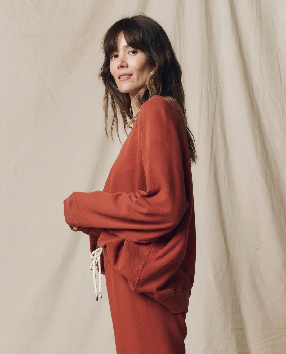 The Slouch Sweatshirt. Brick
