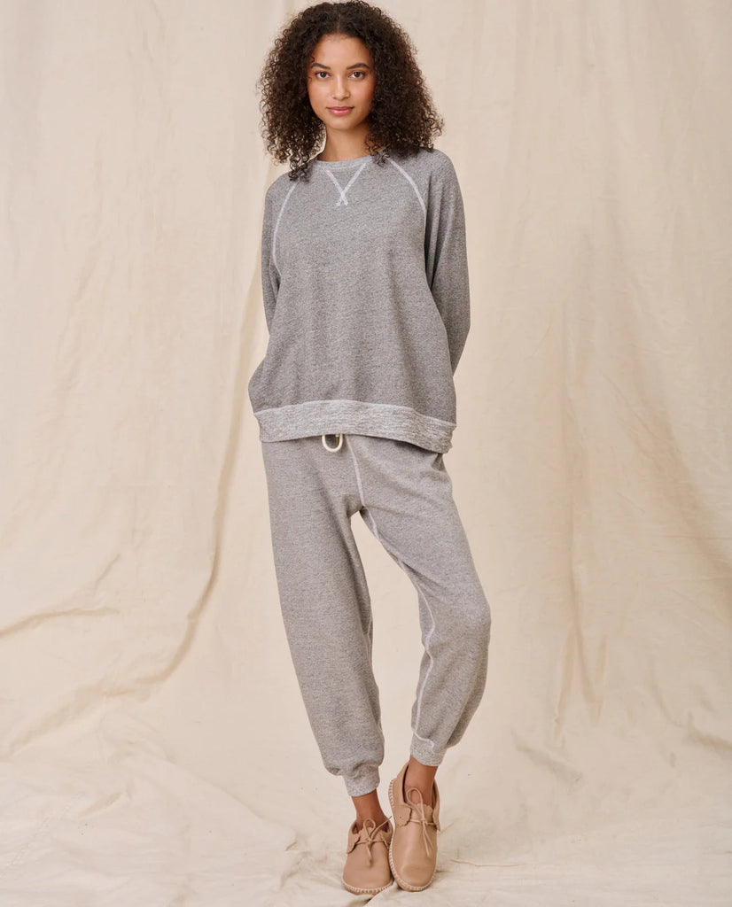 The Slouch Sweatshirt. Varsity Grey