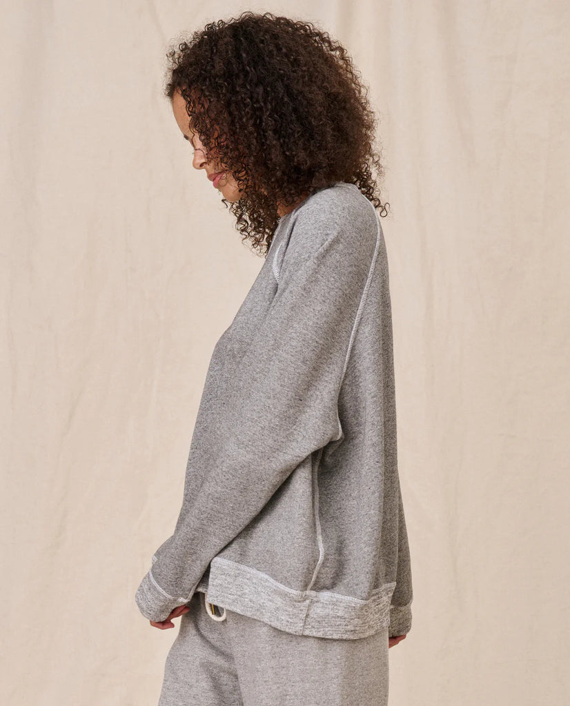 The Slouch Sweatshirt. Varsity Grey