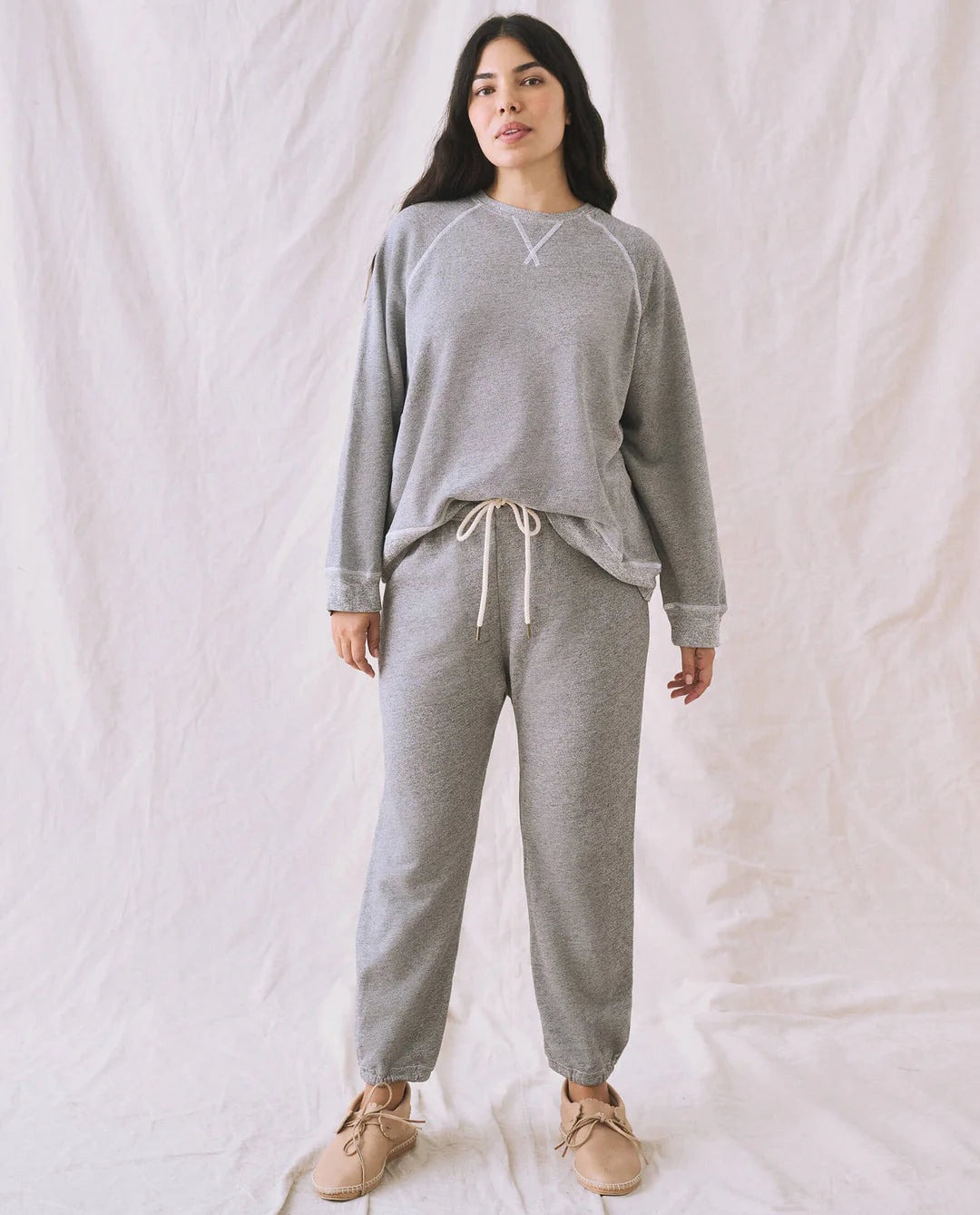 The Slouch Sweatshirt. Varsity Grey