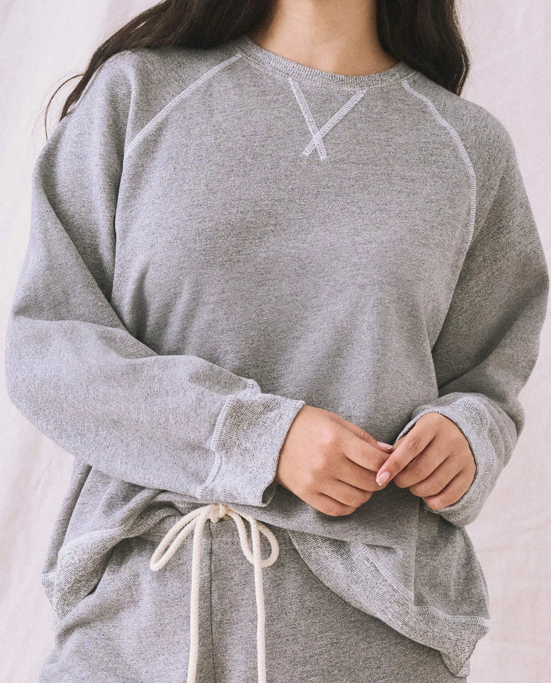 The Slouch Sweatshirt. Varsity Grey