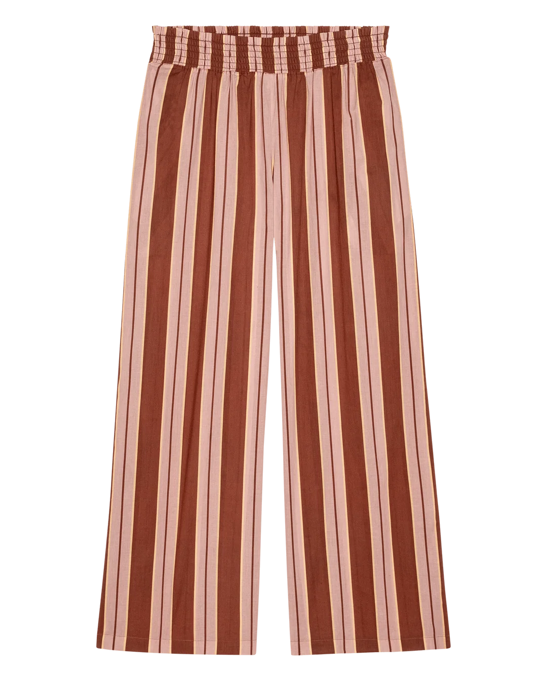 The Smocked Sleep Pant. Ganache Stripe