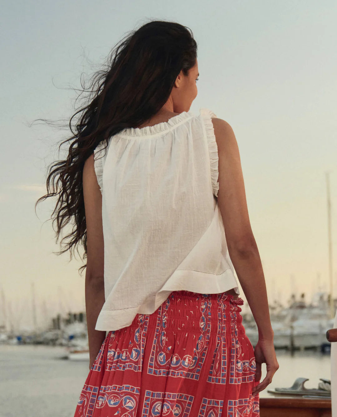 The Vignette Top. White