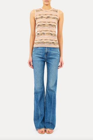 Alisa Knit Top in Hibiscus