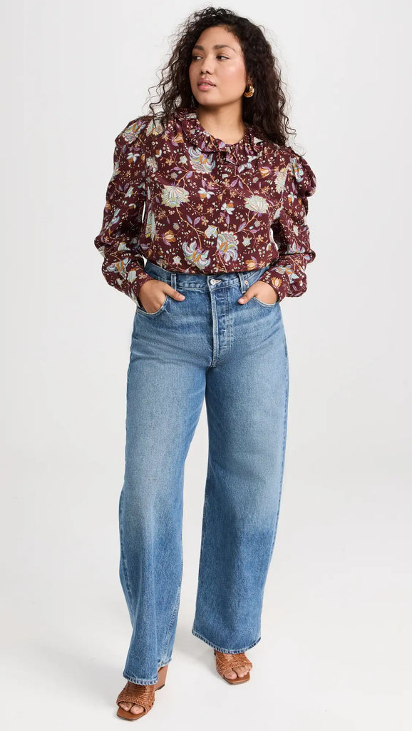 Dara Blouse in Heliotrope