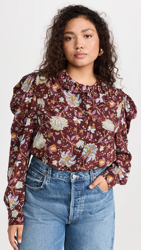 Dara Blouse in Heliotrope