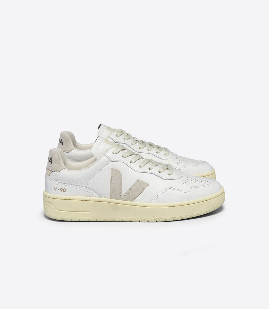 V-90 Leather in White Natural