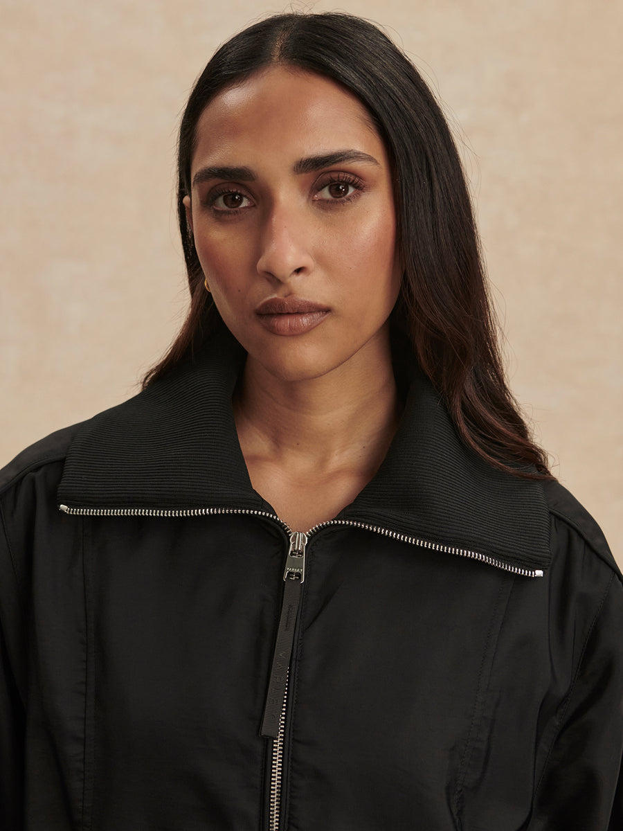 Lotta Blouson Jacket in Black