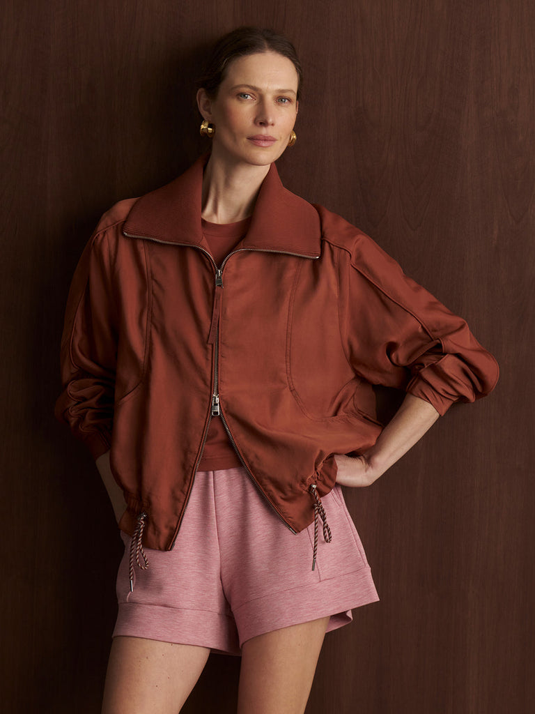 Lotta Blouson Jacket in Maple