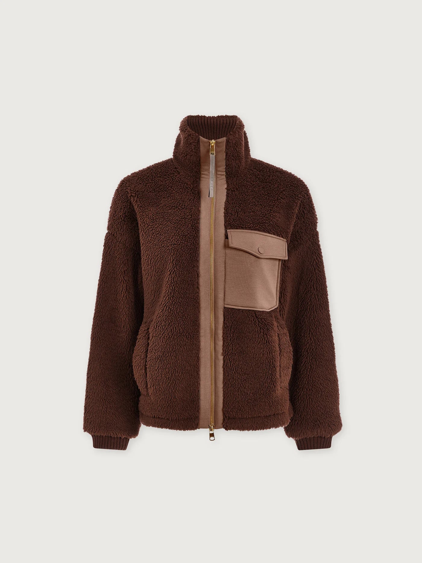 Lowell Sherpa Jacket in Carafe