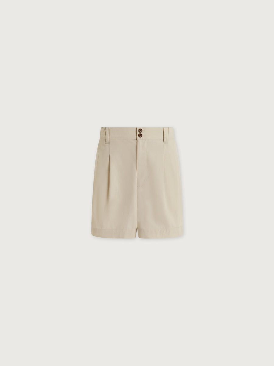 Tansy Woven Short 3" in Ivory