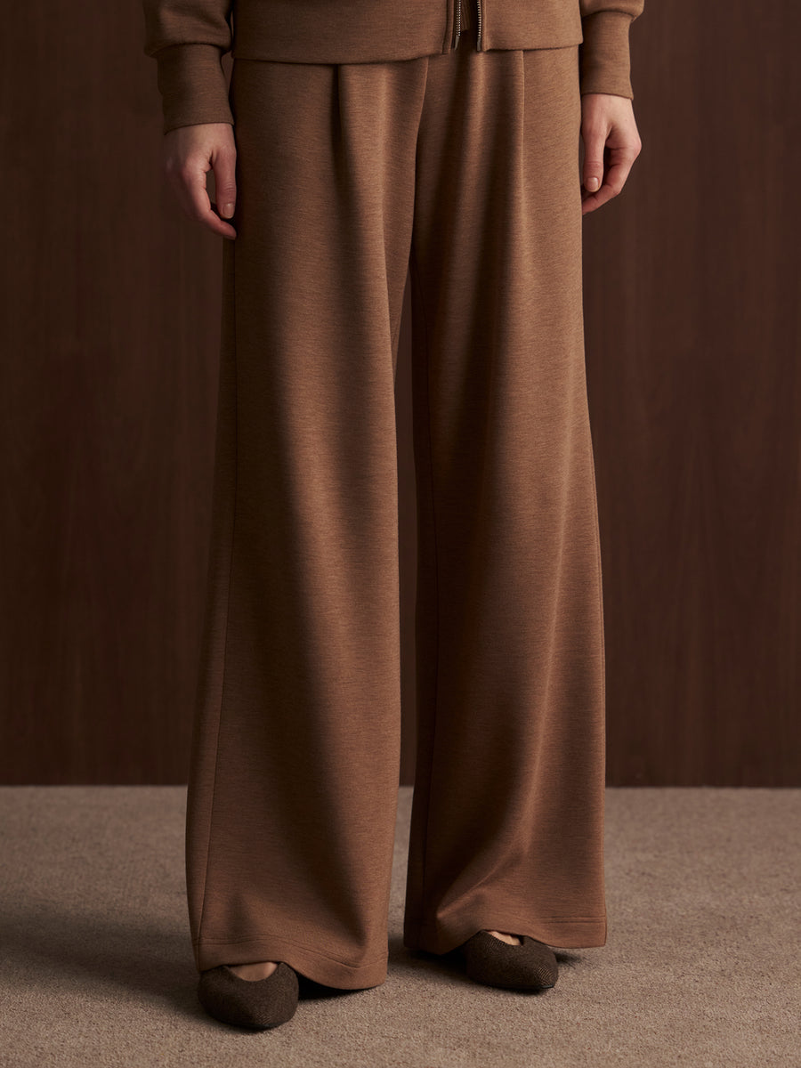 The Extra Wide Leg Pant 32" in Golden Bronze Marl