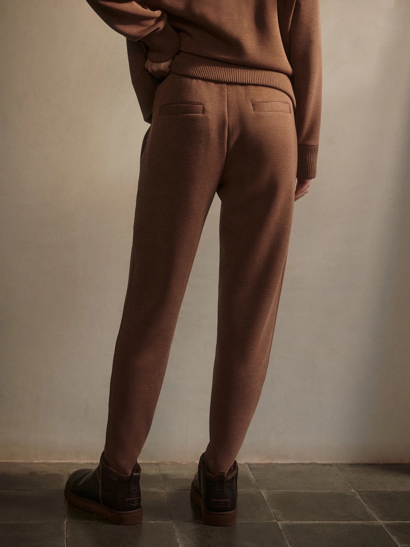 The Slim Zip Hem Pant 26" in Golden Bronze Marl