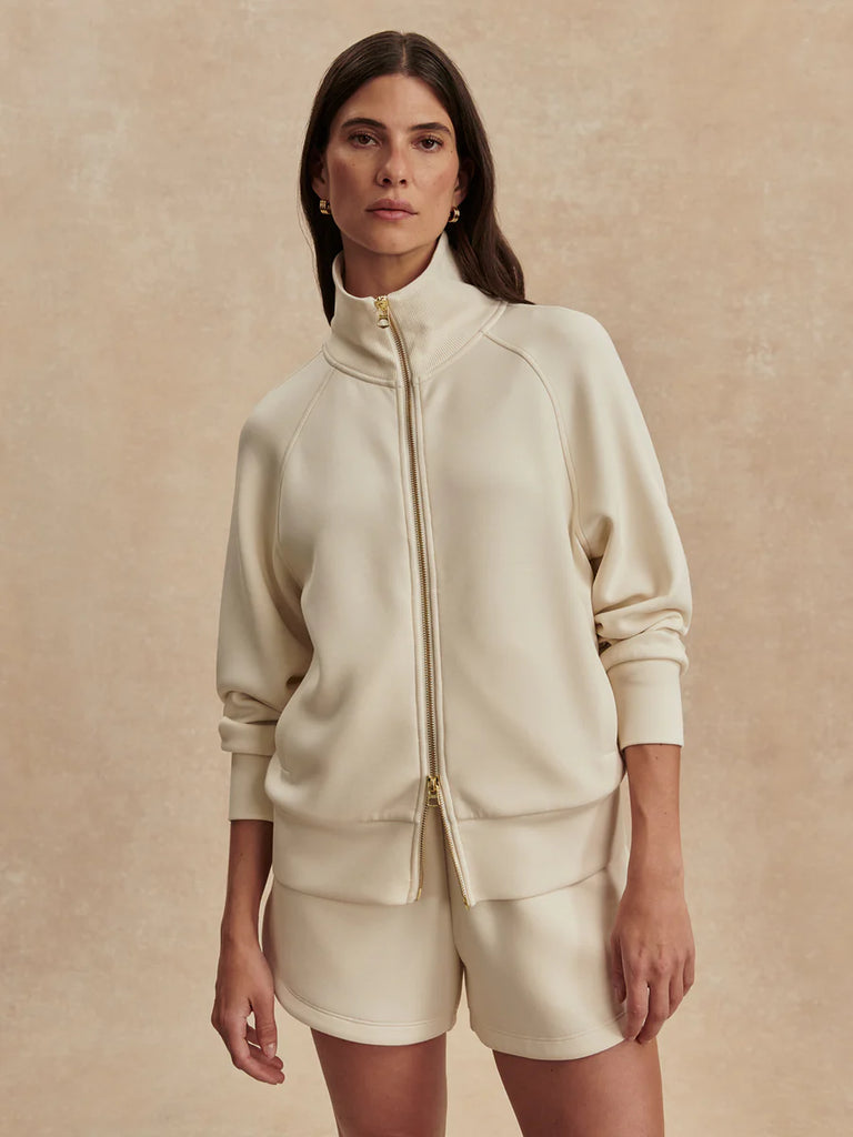 Tyde Zip Through Sweat in Pristine