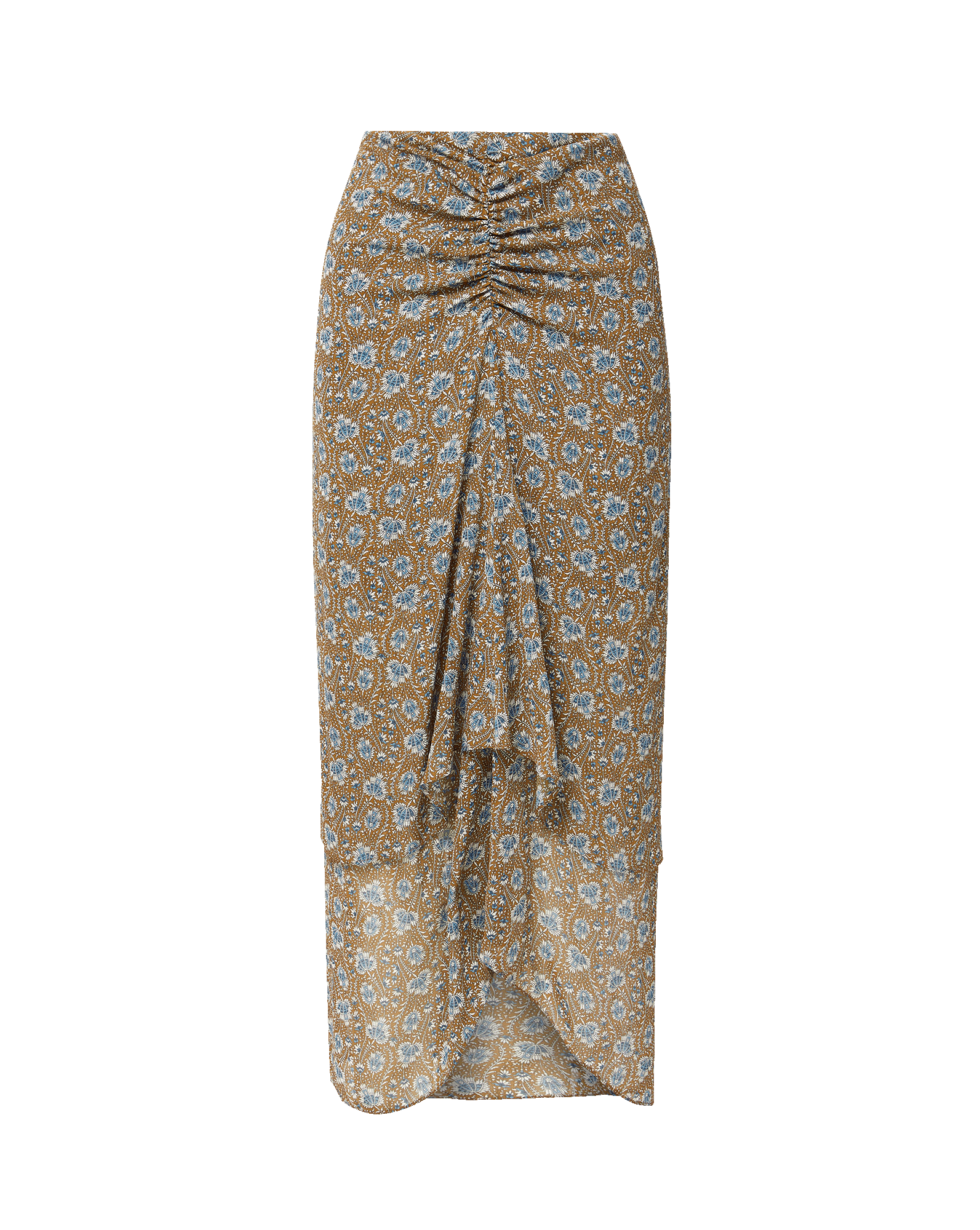 Limani Floral Midi Skirt in Acorn Multi