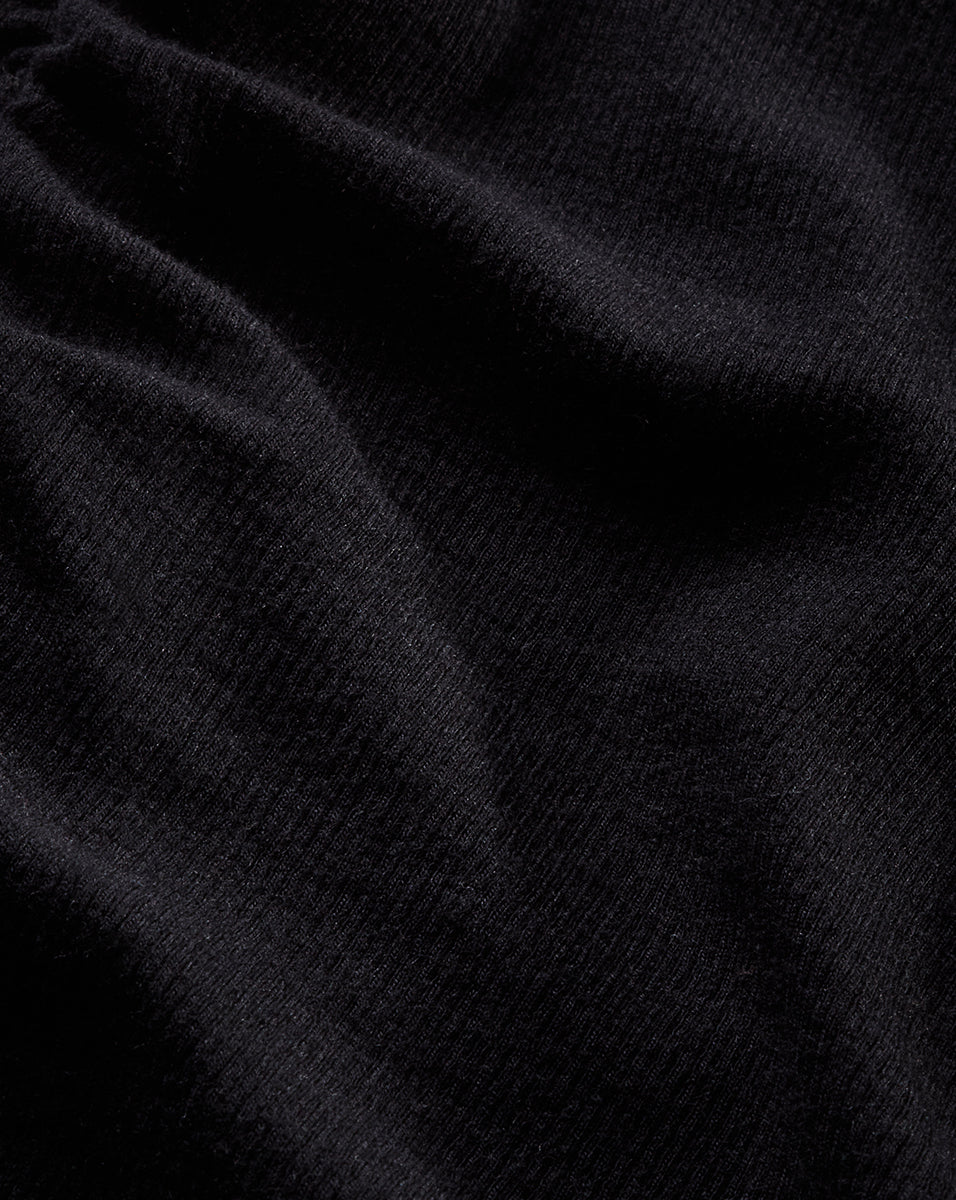 Mylie Mock-Neck Tank Top in Black