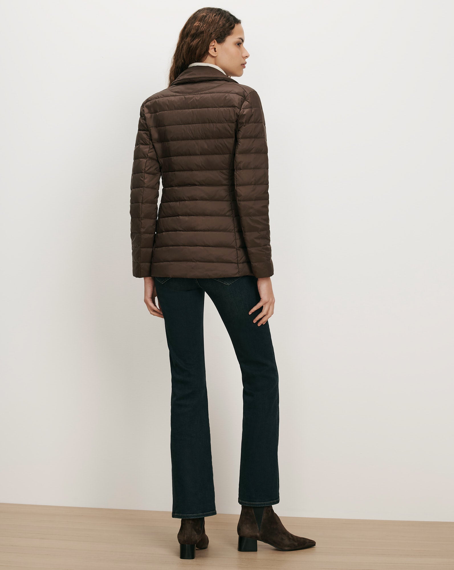 The Puffer Blazer in Espresso