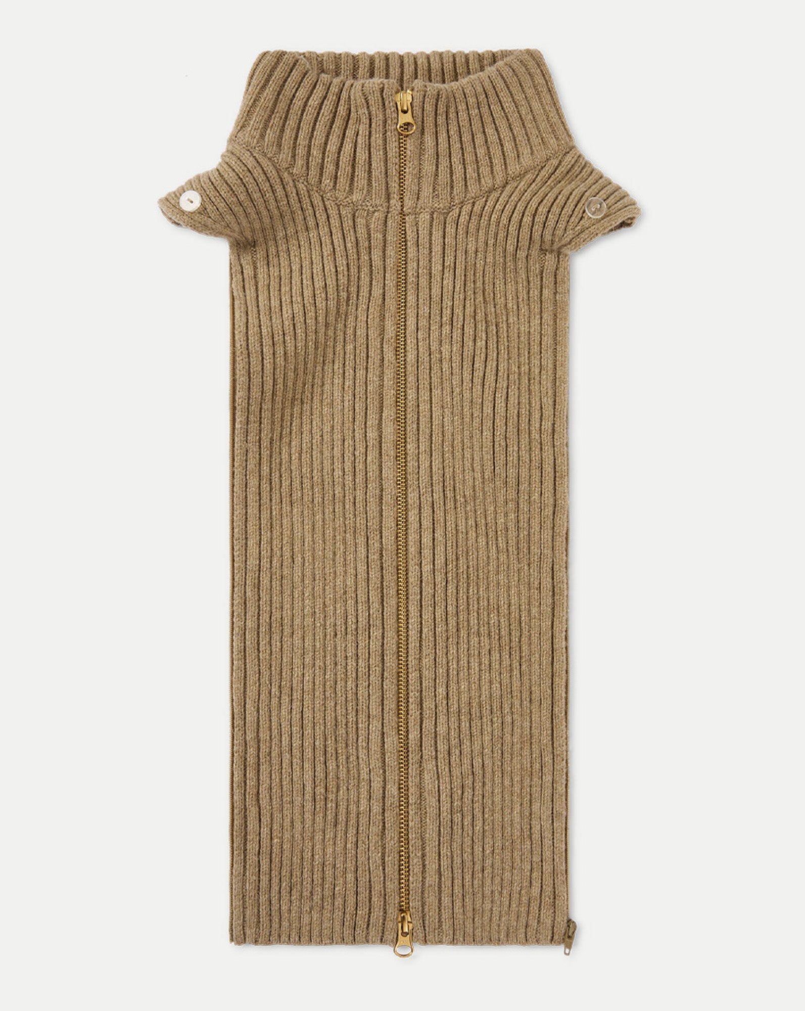 Turtleneck Dickey in Desert Taupe