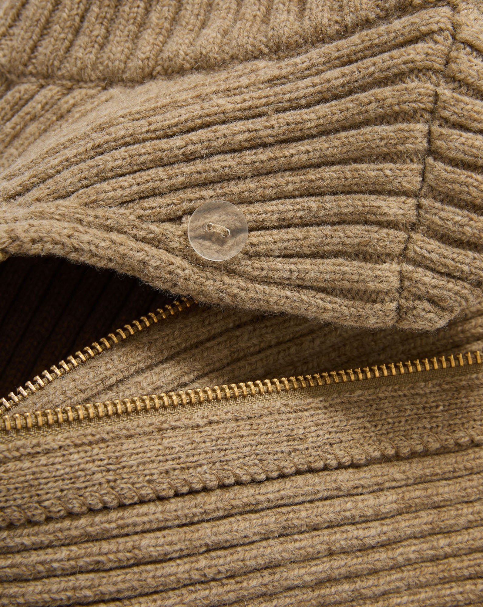 Turtleneck Dickey in Desert Taupe