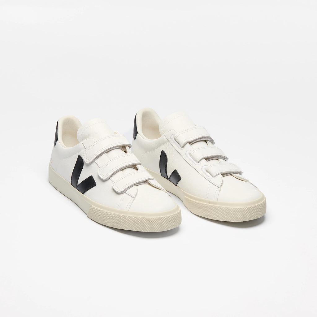 Recife Chromefree Leather in White Black