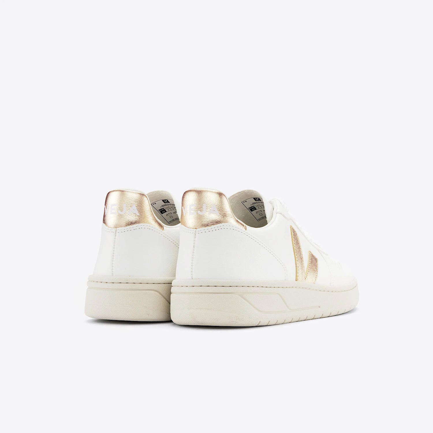 V-10 Leather in White Platine
