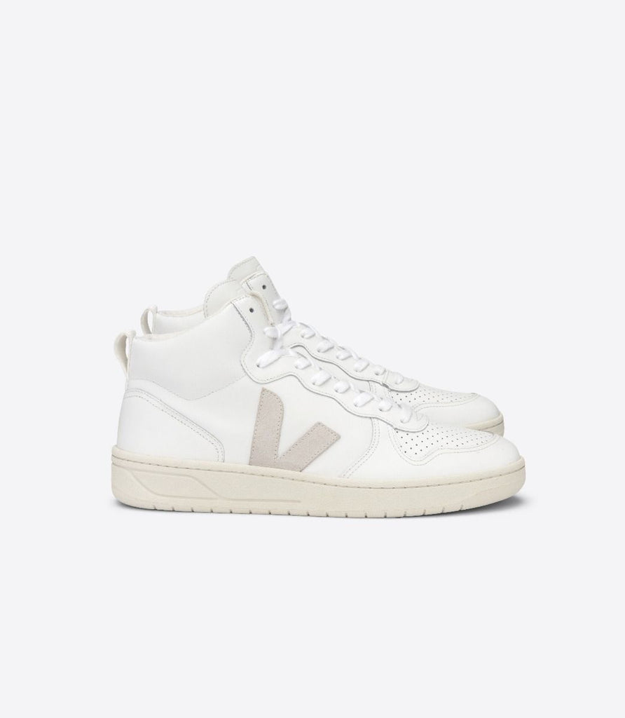 V-15 Leather in Extra White Natural