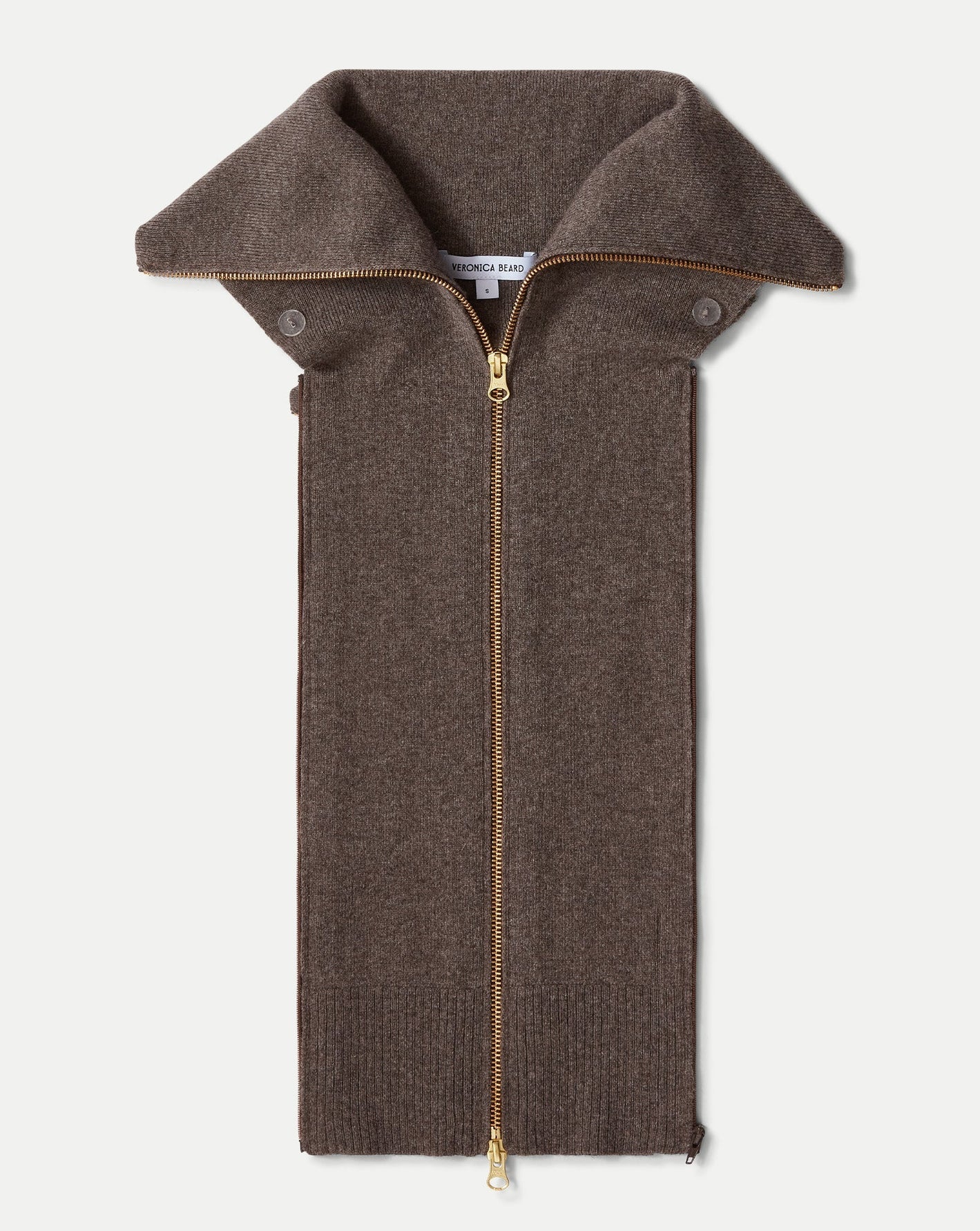 Beach Cashmere Dickey in Heather Dark Umber