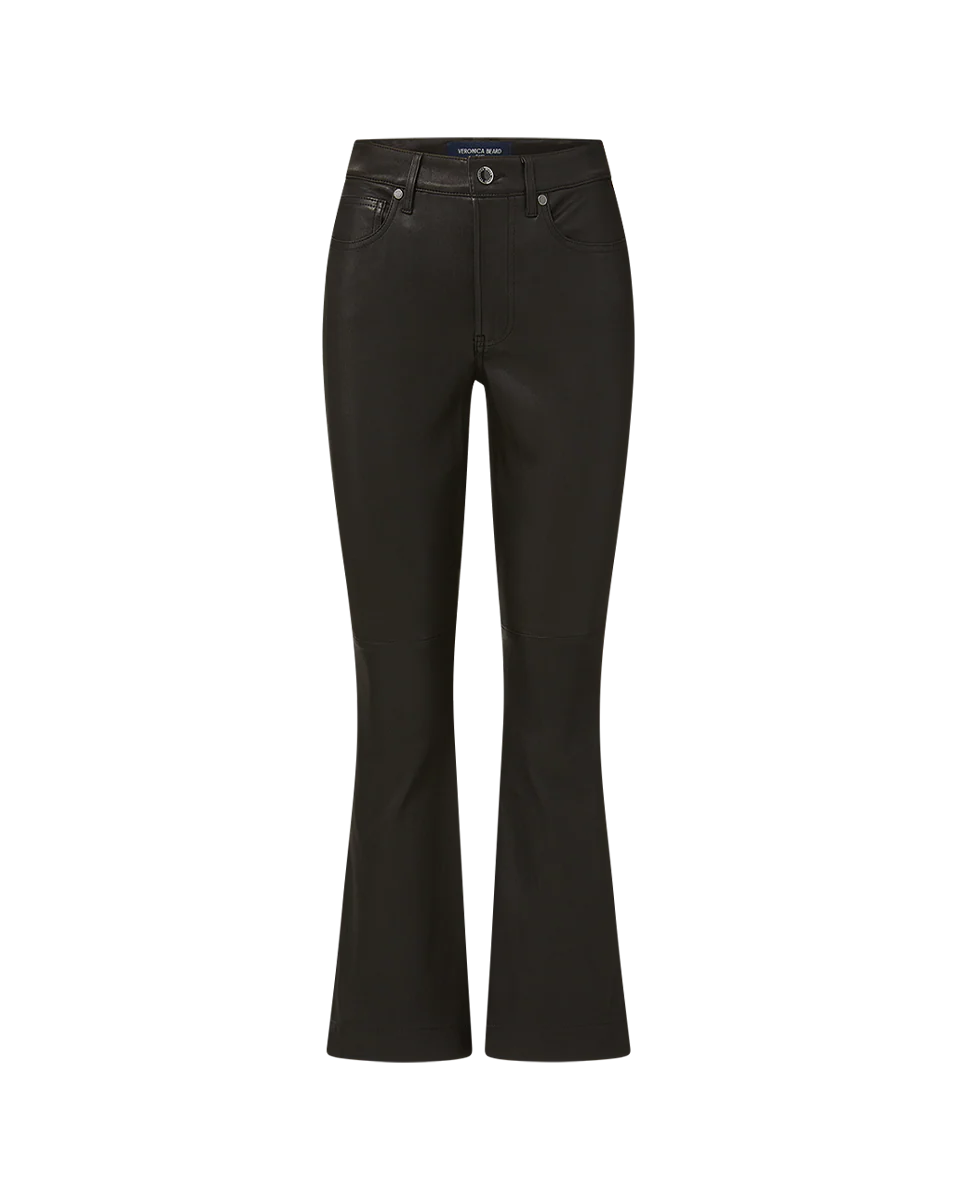 Carson Leather Pant in Black